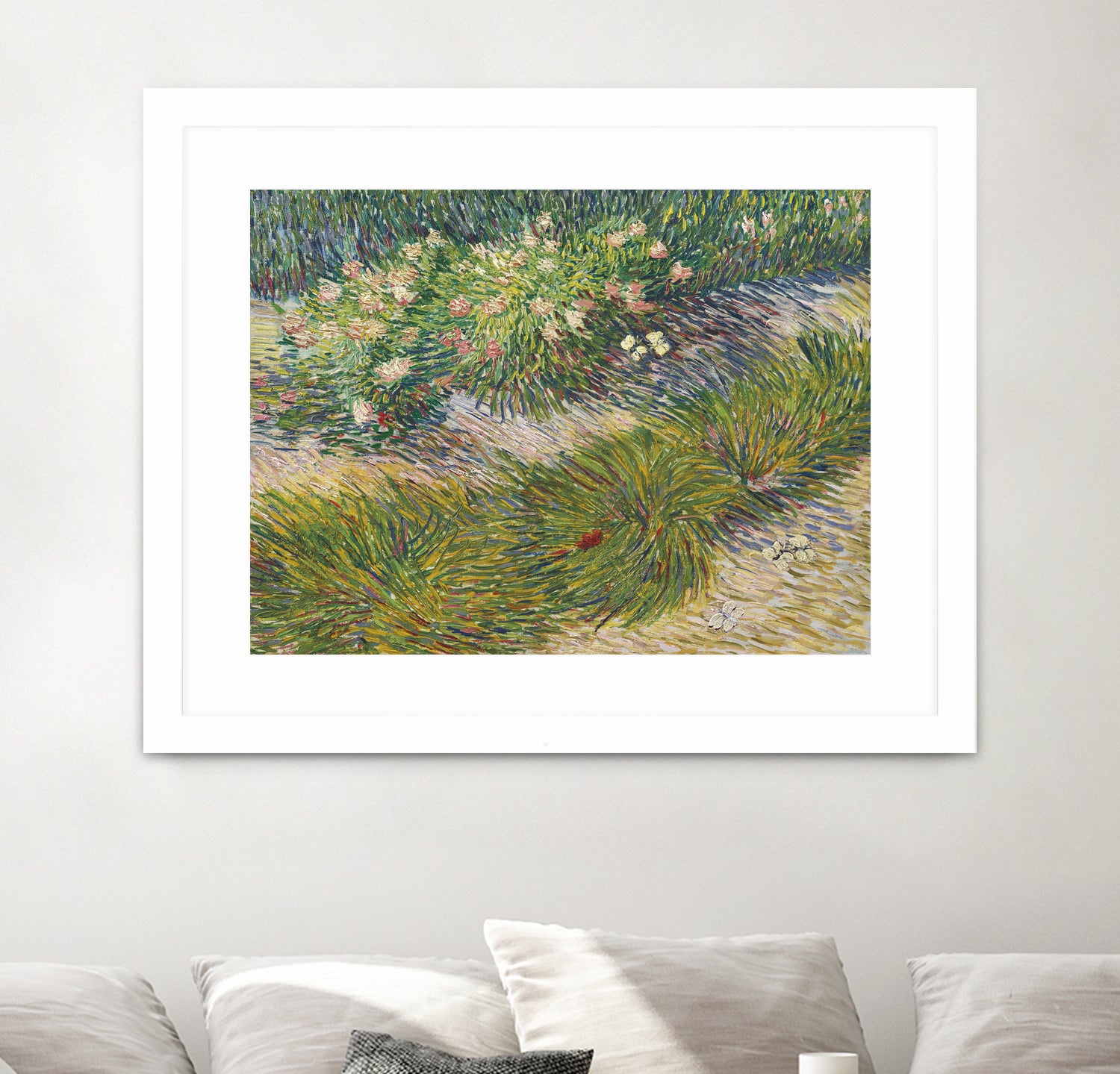 Coin de jardin avec papillons by Vincent van Gogh on GIANT ART