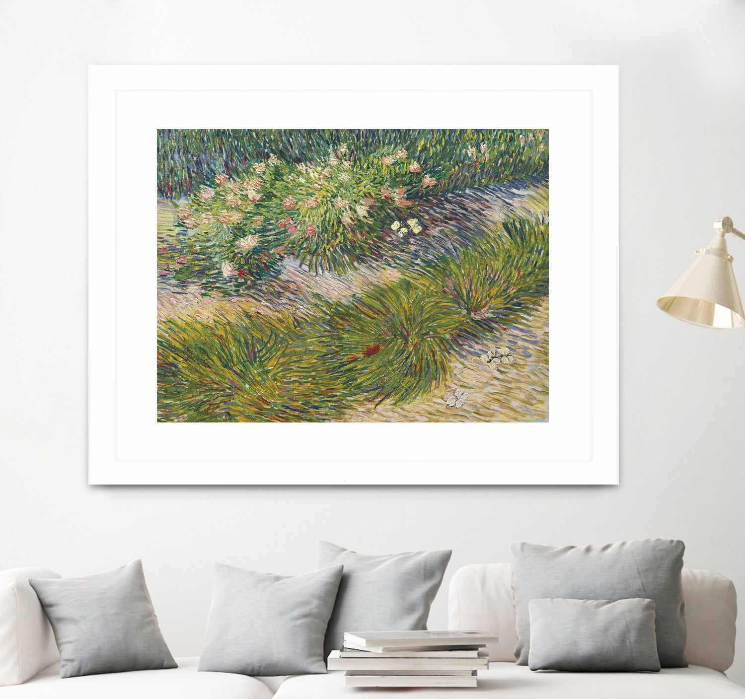 Coin de jardin avec papillons by Vincent van Gogh on GIANT ART