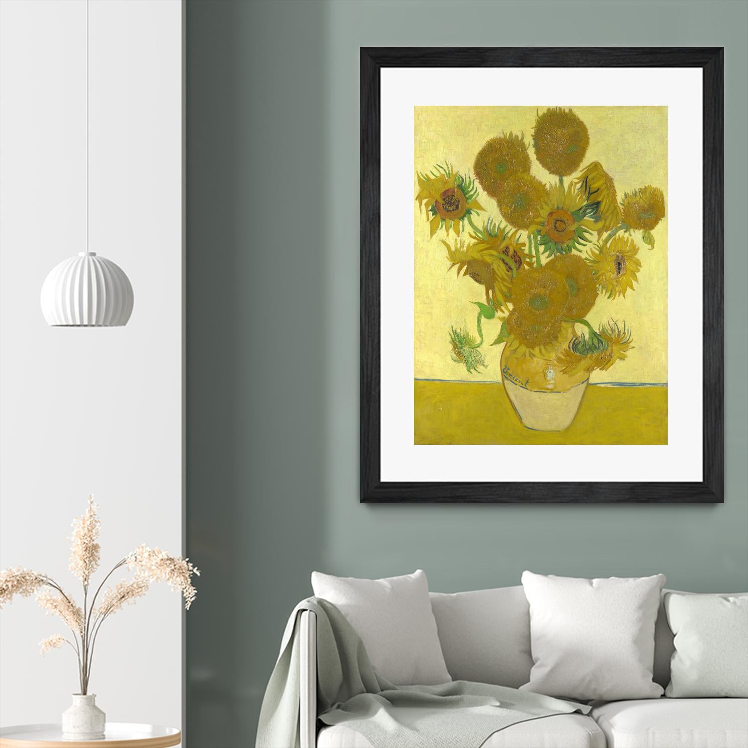 Sunflowers on Gold, 1888 by Vicent van Gogh on GIANT ART