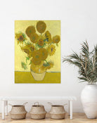 Sunflowers on Gold, 1888 by Vicent van Gogh on GIANT ART