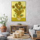 Sunflowers on Gold, 1888 by Vicent van Gogh on GIANT ART