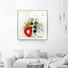 Actual #1 by Sylvie Cloutier on GIANT ART - red abstrait