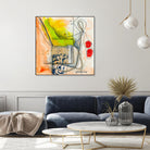 Cartoon #3 by Sylvie  Cloutier on GIANT ART - red abstract