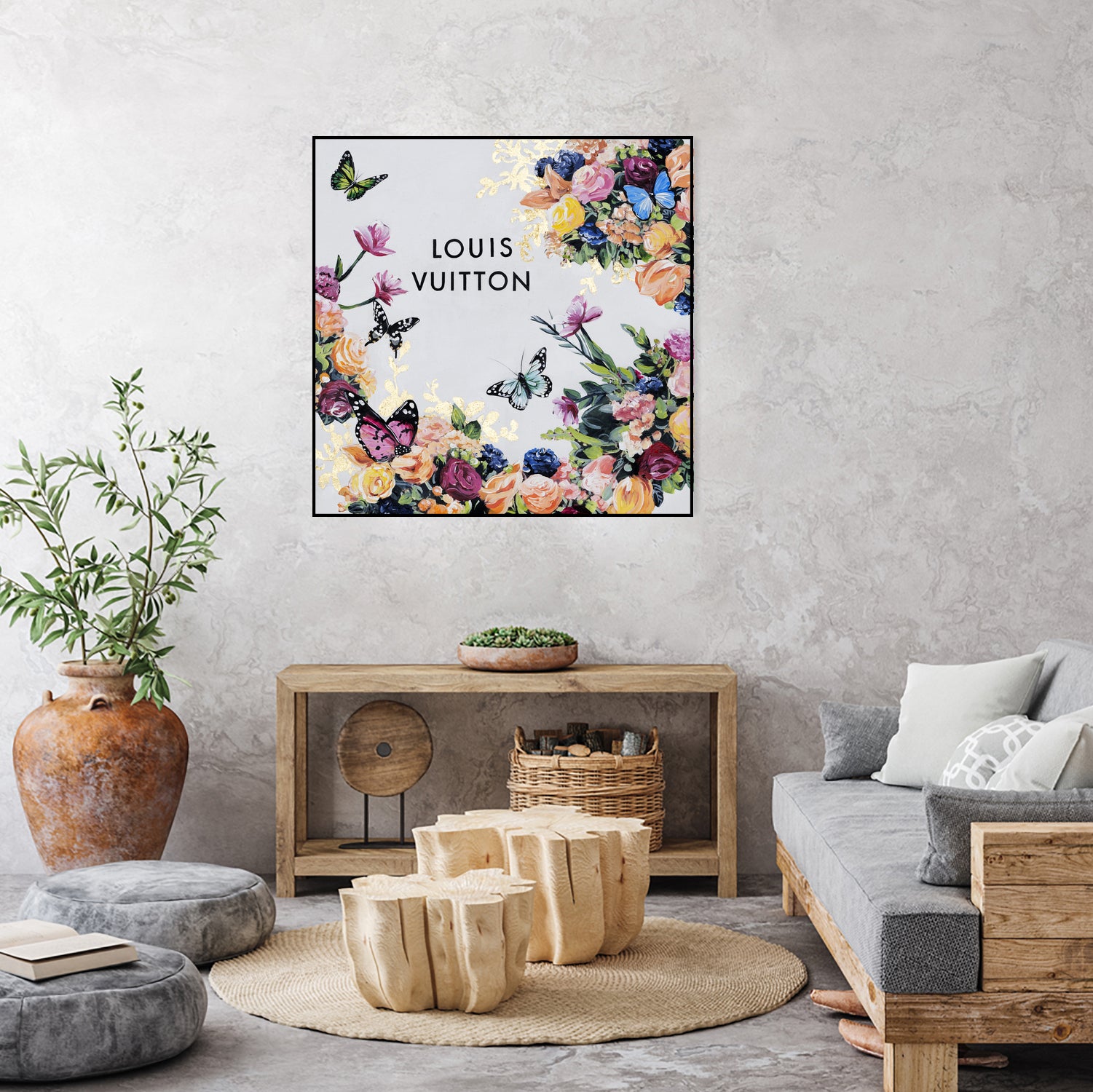 Chic Blooms V by Daleno Art on GIANT ART - abstract