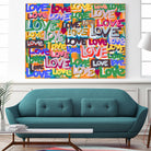 Its time to Love II by Daleno Art on GIANT ART - red figurative love