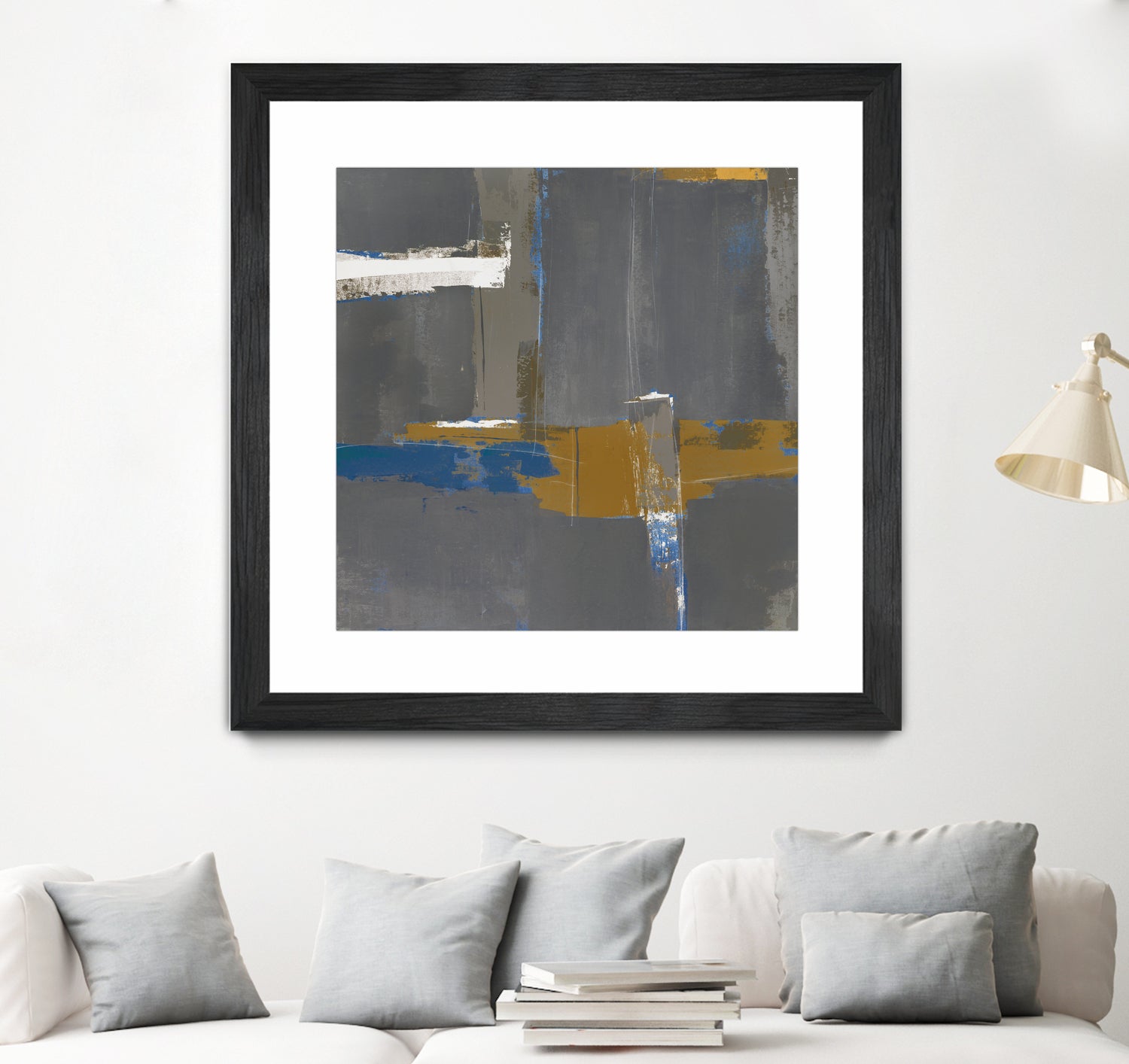 Filing Edges I by Daleno Art on GIANT ART - white abstract