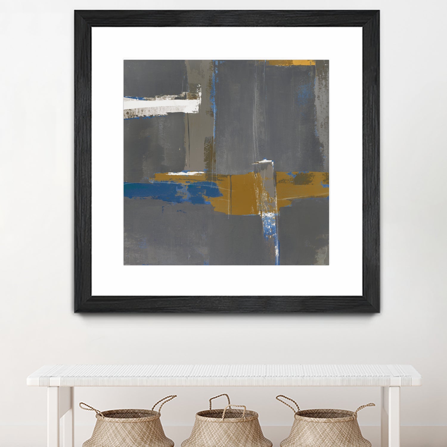 Filing Edges I by Daleno Art on GIANT ART - white abstract