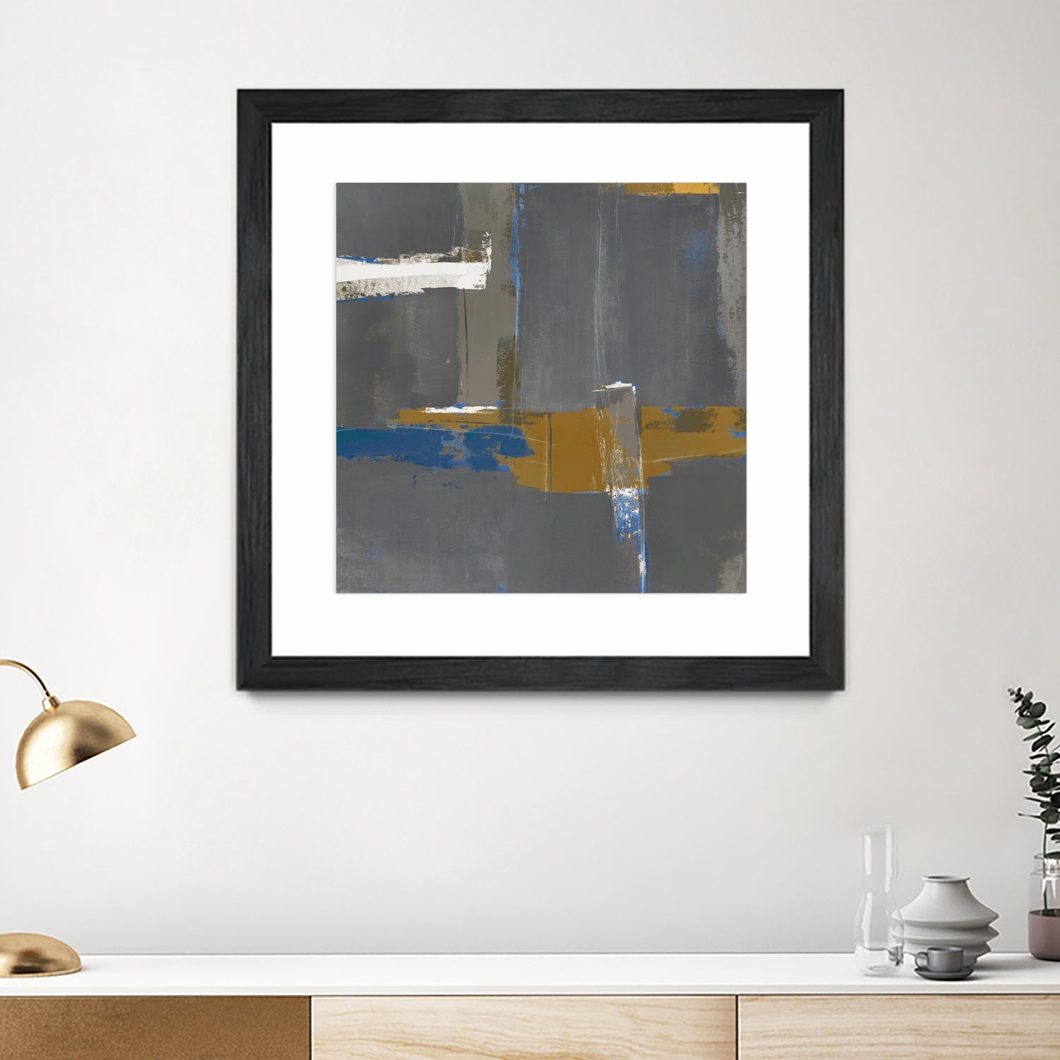 Filing Edges I by Daleno Art on GIANT ART - white abstract