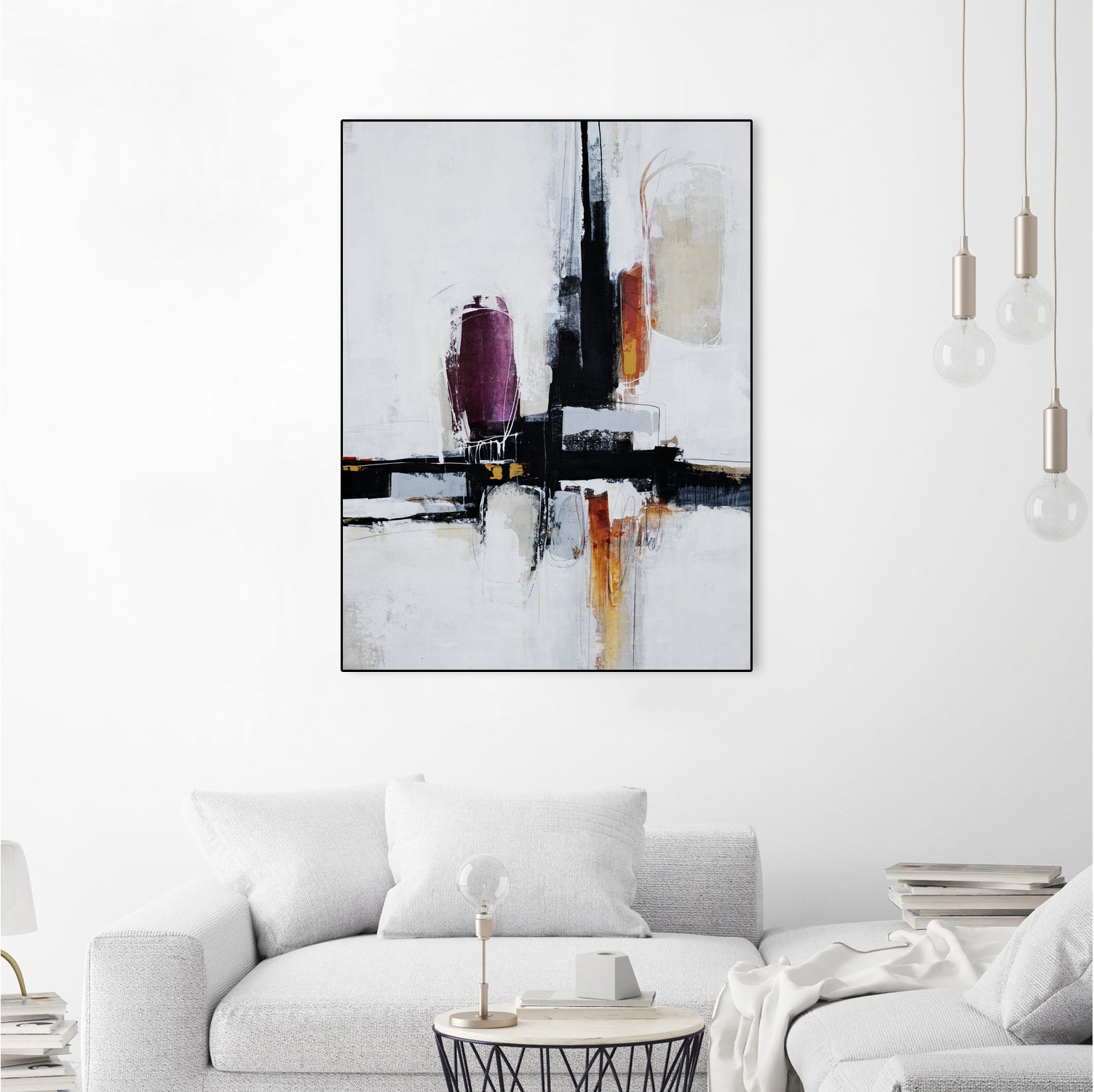 Intolerant by Daleno Art on GIANT ART - orange abstract