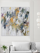 Bright Spring Ahead II by Daleno Art on GIANT ART - yellow abstract