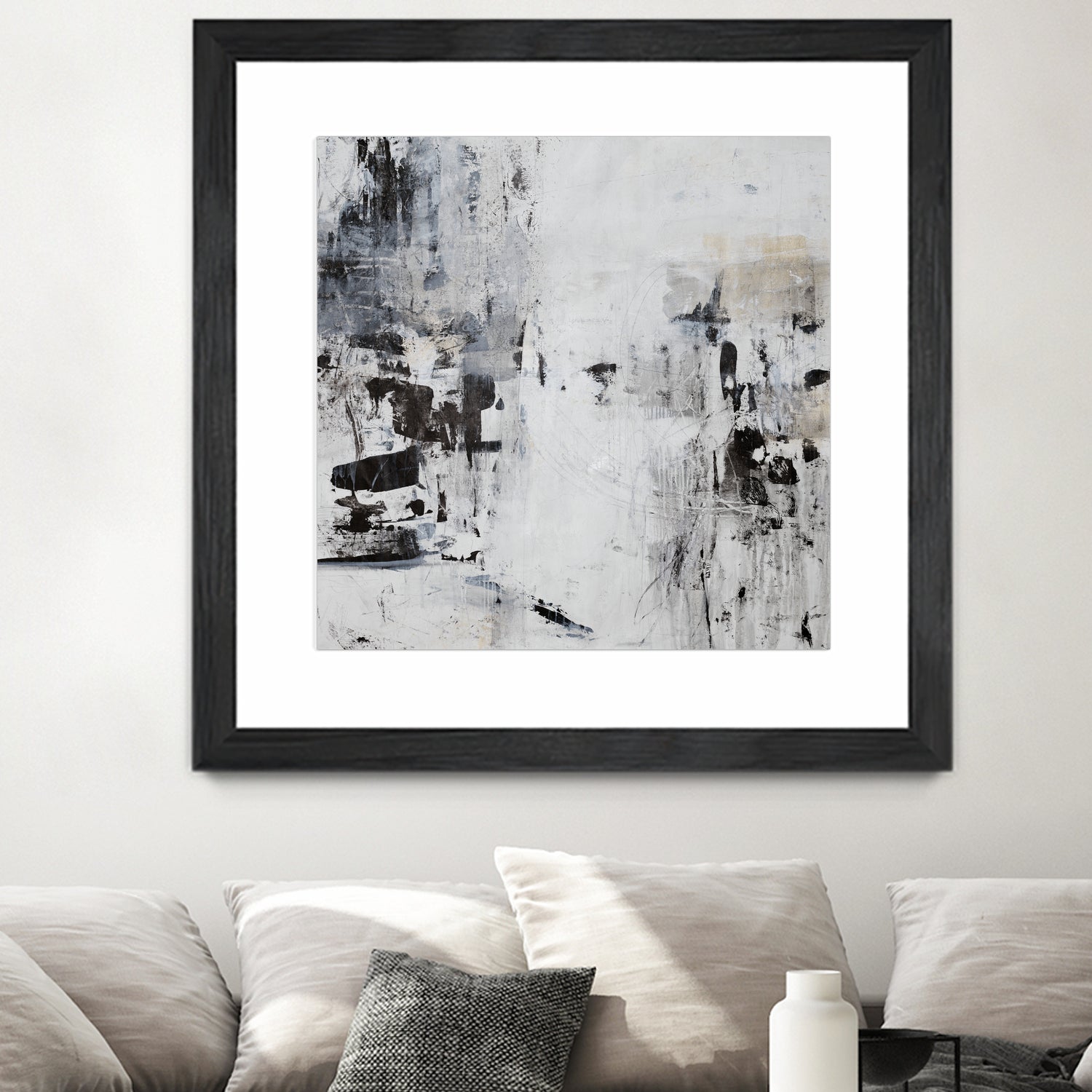 Dont Lose Track by Daleno Art on GIANT ART - balck abstract