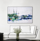 Field and Stream by Daleno Art on GIANT ART - blue absrtact