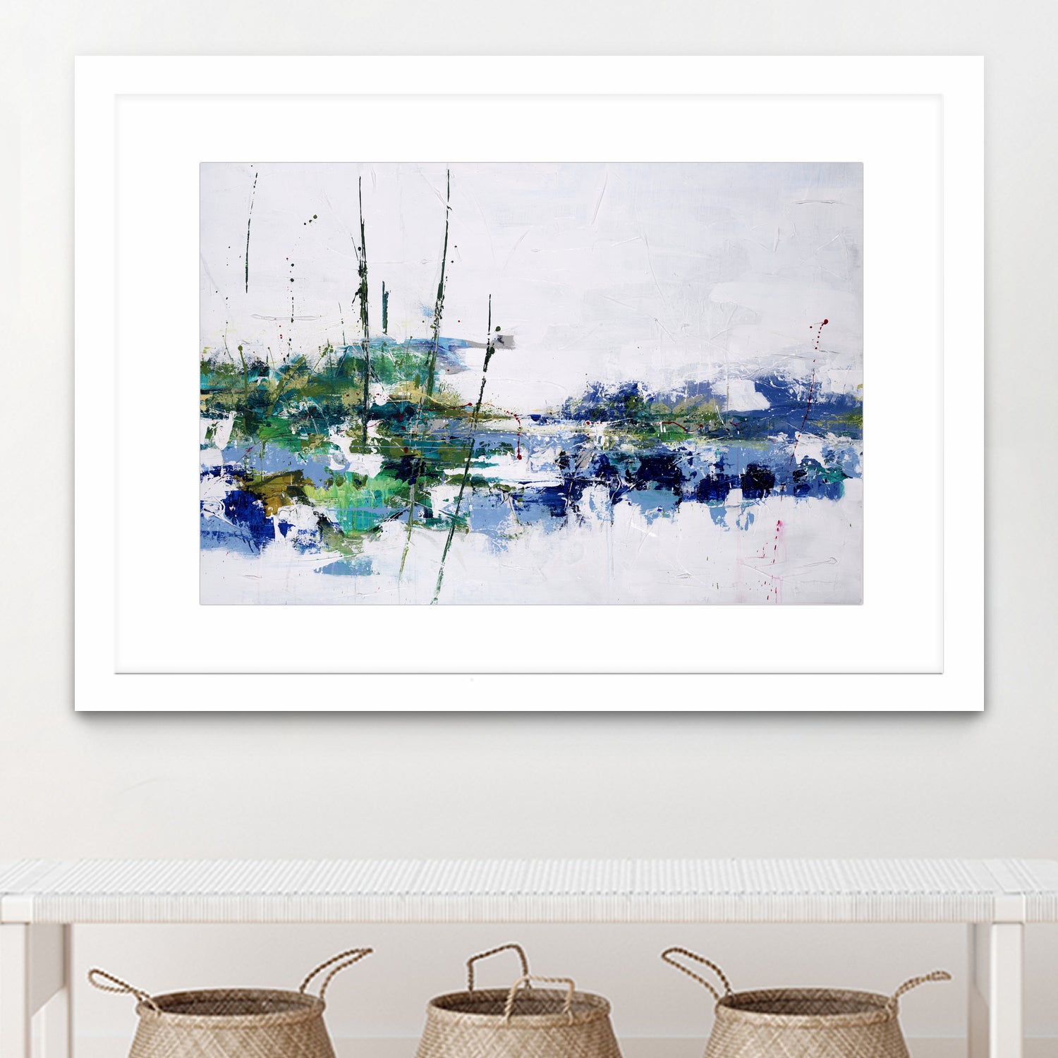 Field and Stream by Daleno Art on GIANT ART - blue absrtact