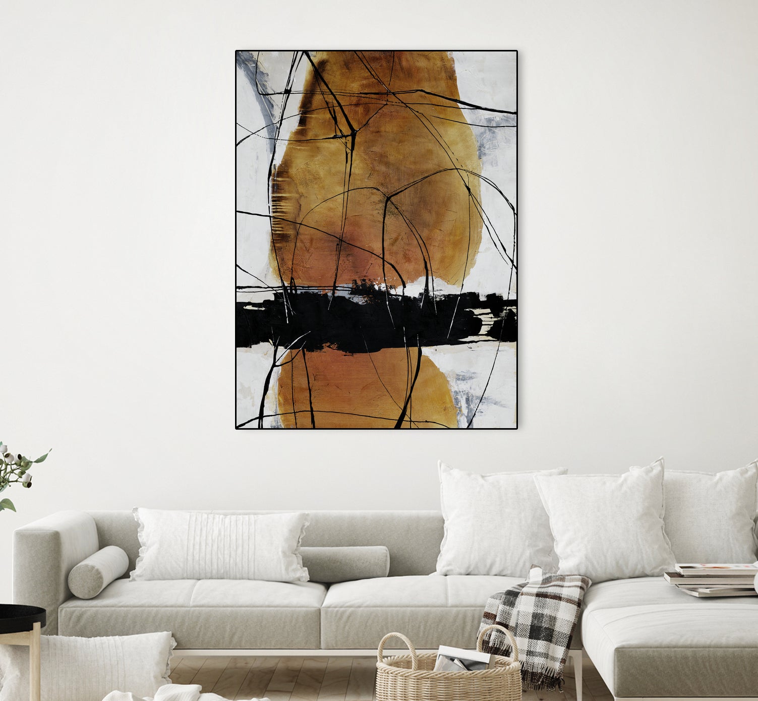 Magic Saw by Daleno Art on GIANT ART - brown abstract