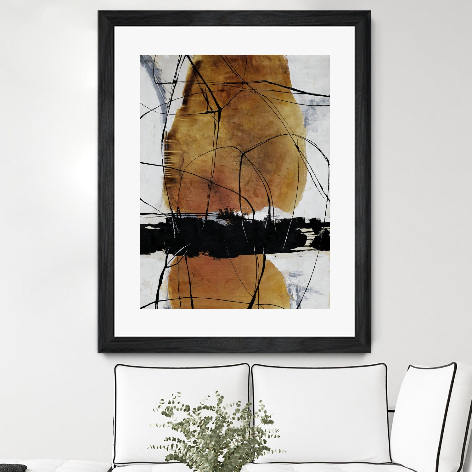 Magic Saw by Daleno Art on GIANT ART - brown abstract