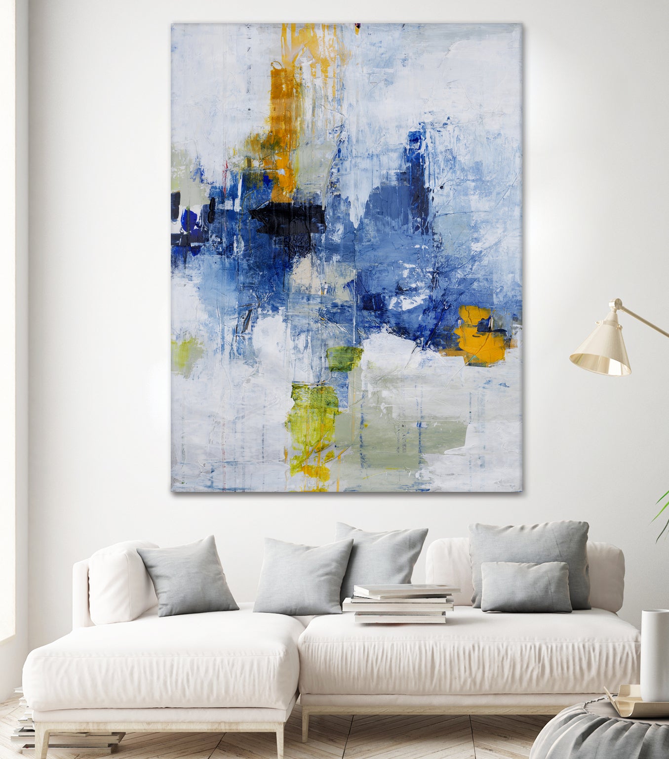 Created In Travel by Daleno Art on GIANT ART - blue abstract