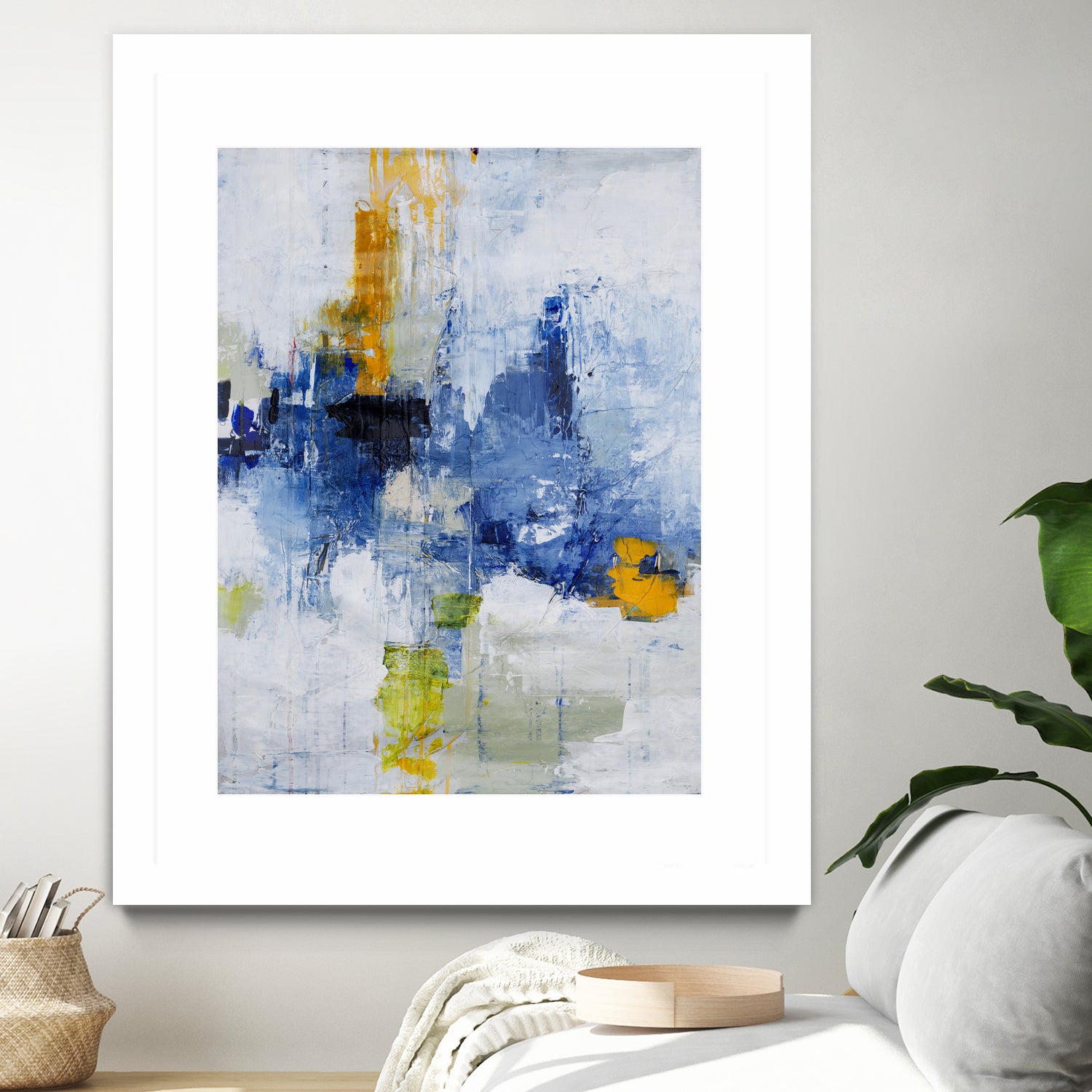 Created In Travel by Daleno Art on GIANT ART - blue abstract