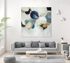 Bonding Moments by Daleno Art on GIANT ART - blue abstract