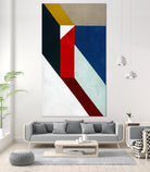 Primary Shapes 1 by STA Studio on GIANT ART - white abstract pattern