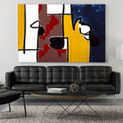 Harbor II by Lee Crew on GIANT ART - yellow abstract pattern