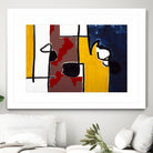 Harbor II by Lee Crew on GIANT ART - yellow abstract pattern