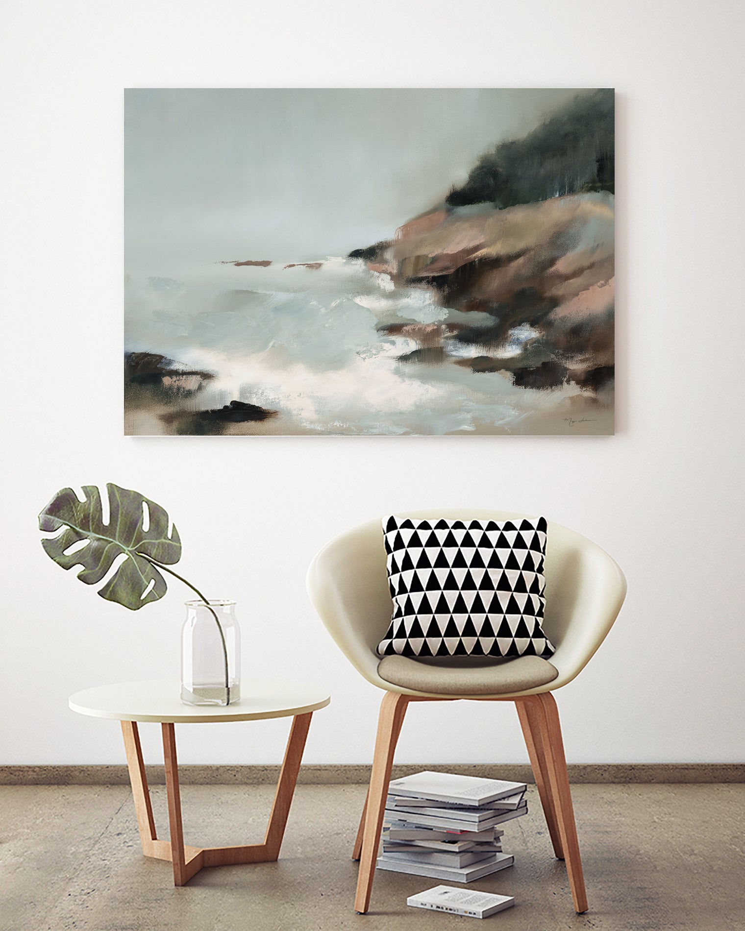 Acadia by Maggie Sackmann on GIANT ART - abstract cloud dancer 