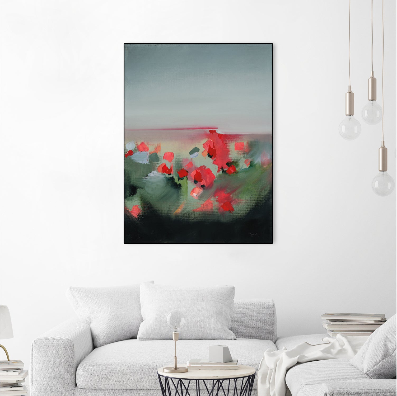 Poppies by Maggie Sackmann on GIANT ART - abstract