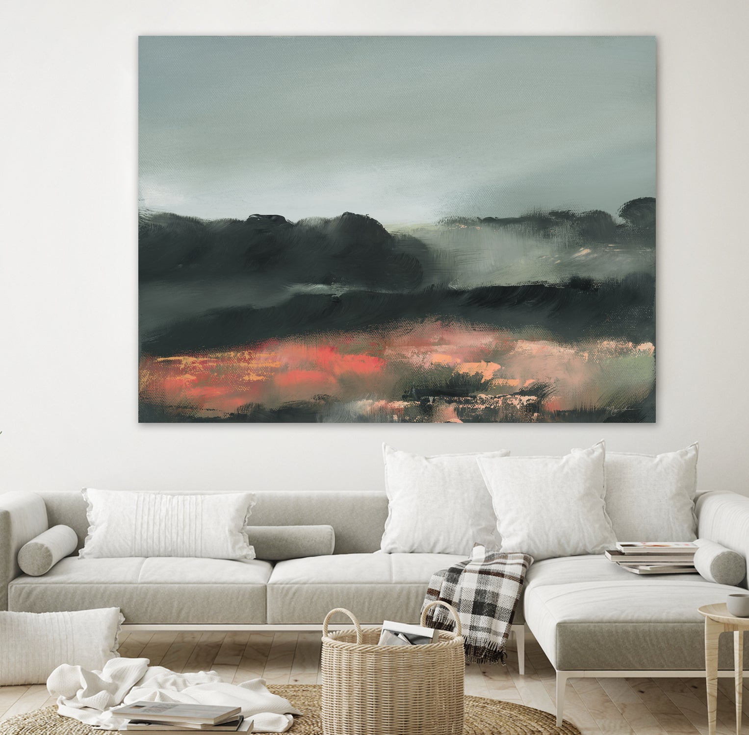 Ruby Meadow by Maggie Sackmann on GIANT ART - abstract