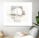 Improvisation I Gray by Mike Schick on GIANT ART - white watercolour soft abstract 