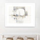 Improvisation I Gray by Mike Schick on GIANT ART - white watercolour soft abstract 