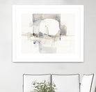 Improvisation I Gray by Mike Schick on GIANT ART - white watercolour soft abstract 