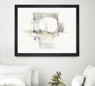 Improvisation I Gray by Mike Schick on GIANT ART - white watercolour soft abstract 