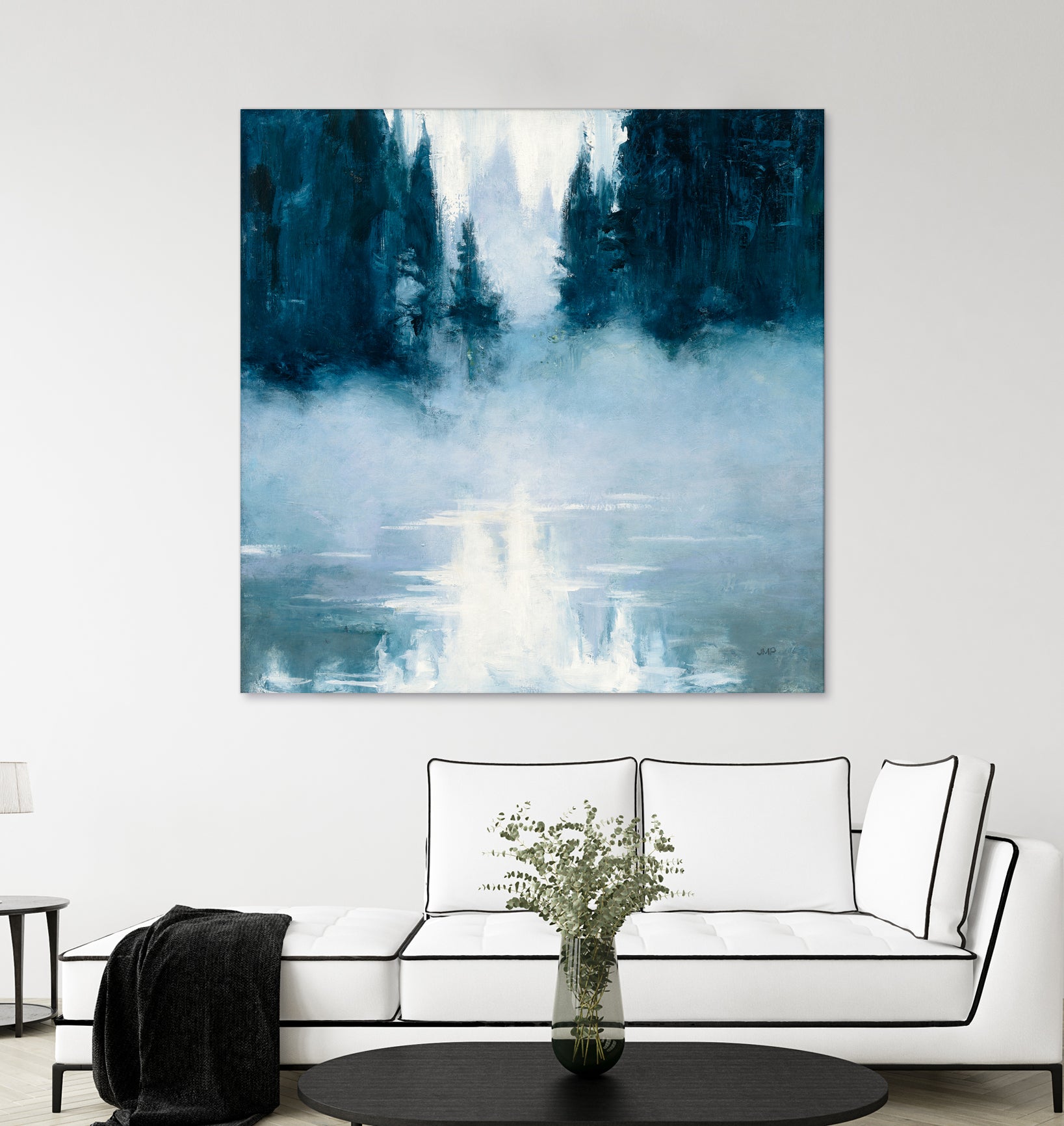 Boundary Waters by Julia Purinton on GIANT ART - blue landscape