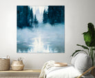 Boundary Waters by Julia Purinton on GIANT ART - blue landscape