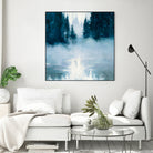 Boundary Waters by Julia Purinton on GIANT ART - blue landscape