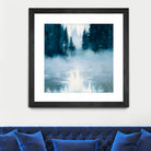 Boundary Waters by Julia Purinton on GIANT ART - blue landscape