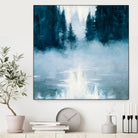 Boundary Waters by Julia Purinton on GIANT ART - blue landscape