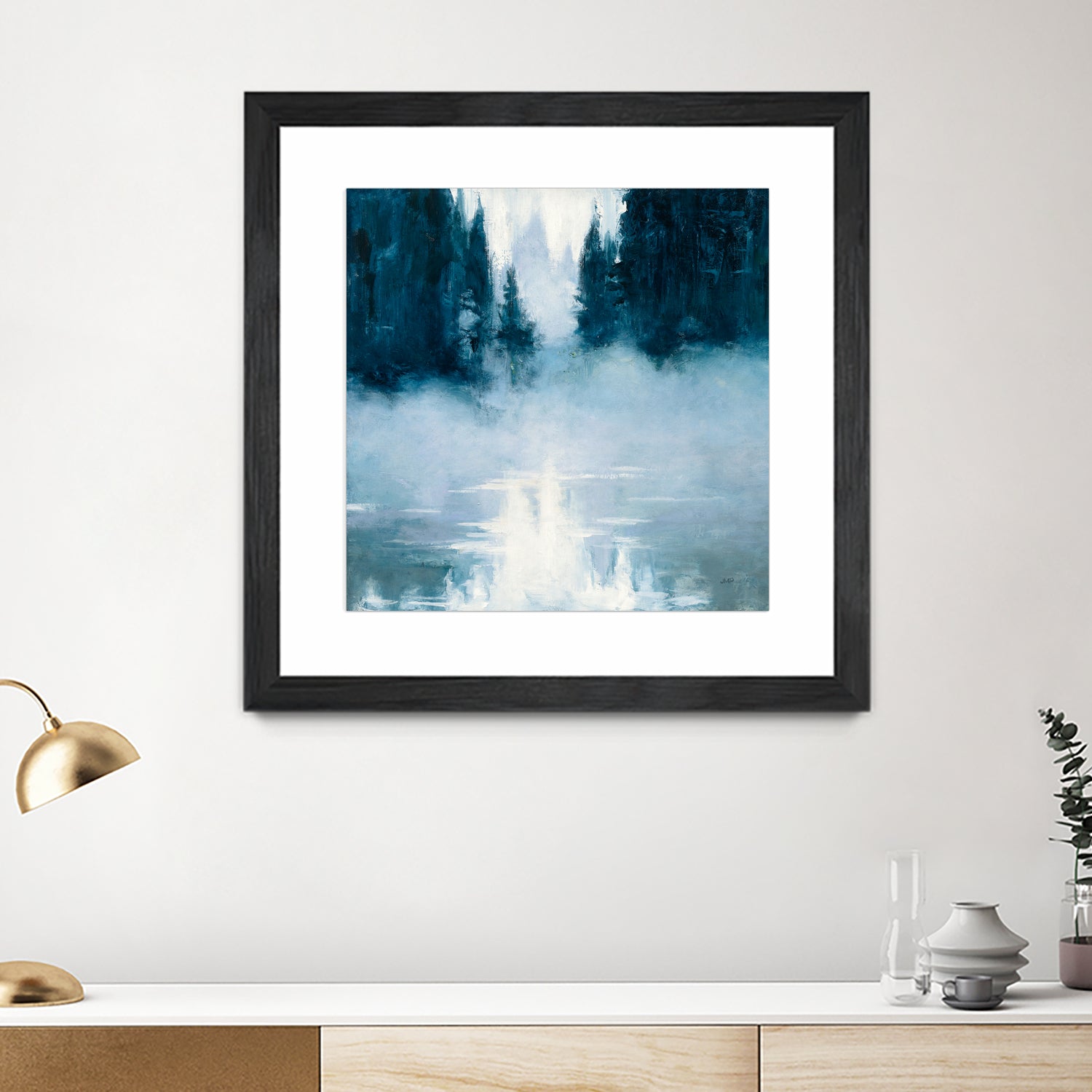 Boundary Waters by Julia Purinton on GIANT ART - blue landscape