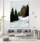 Winter on Grand Mesa by Pamela Munger on GIANT ART - gray brown