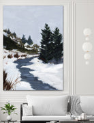 Winter Trails by Pamela Munger on GIANT ART - brown landscape