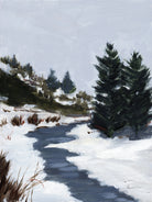 Winter Trails by Pamela Munger on GIANT ART - brown landscape