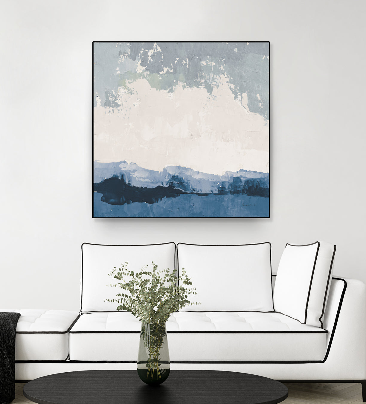 Coastal Landscape by Pamela Munger on GIANT ART - blue abstract