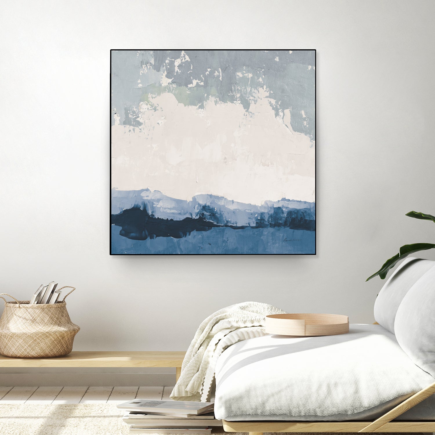 Coastal Landscape by Pamela Munger on GIANT ART - blue abstract