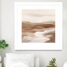 Cinnamon Riverbank I Light by Silvia Vassileva on GIANT ART - banks abstract