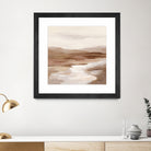 Cinnamon Riverbank I Light by Silvia Vassileva on GIANT ART - banks abstract