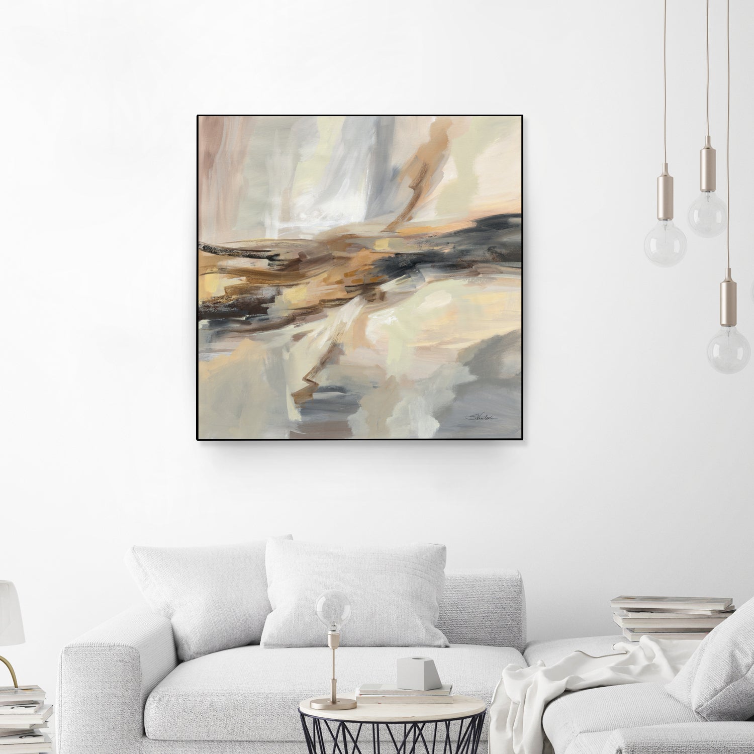 Distant Land by Silvia Vassileva on GIANT ART - black abstract