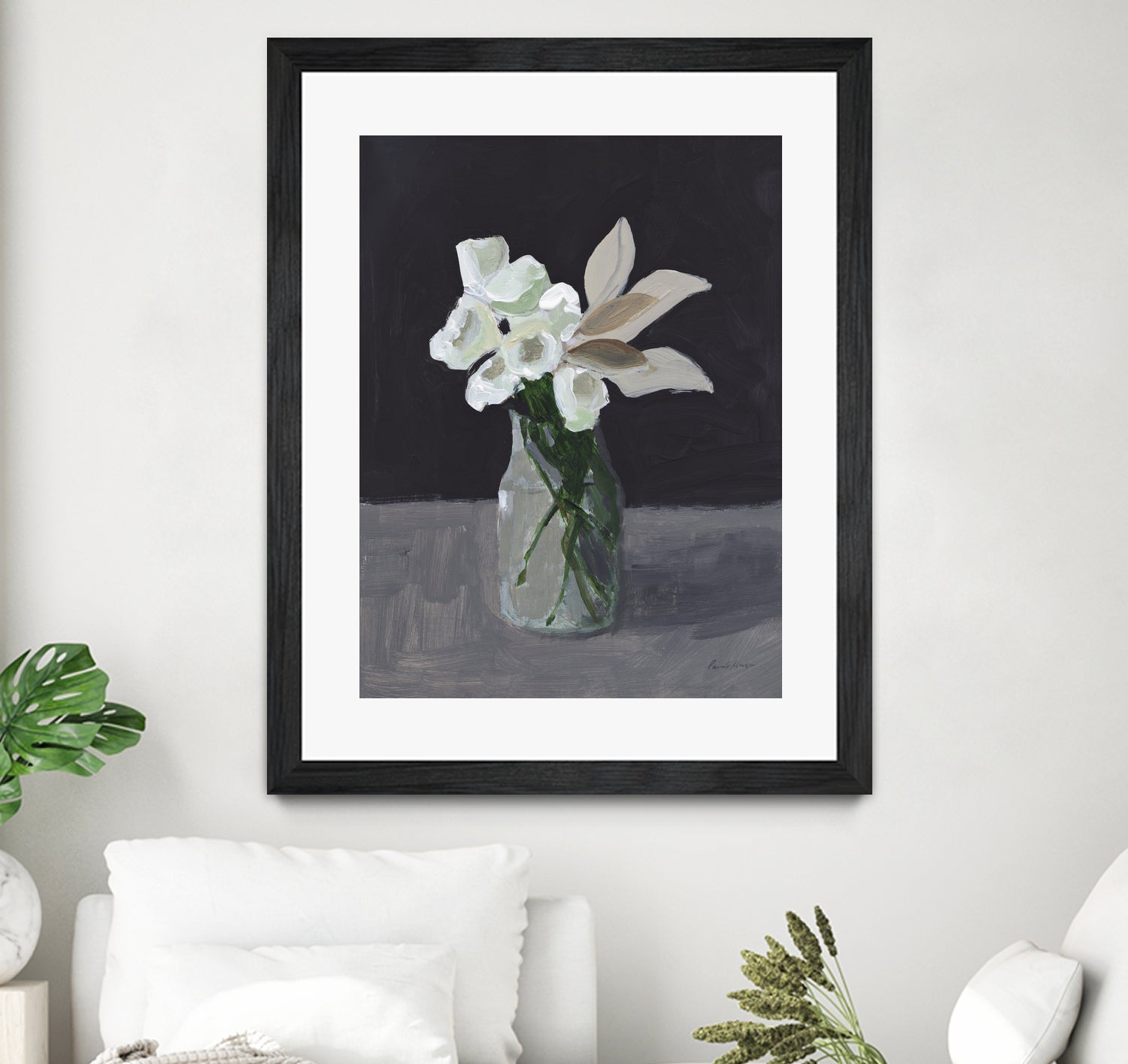 White Blooms by Pamela Munger on GIANT ART - bouquet