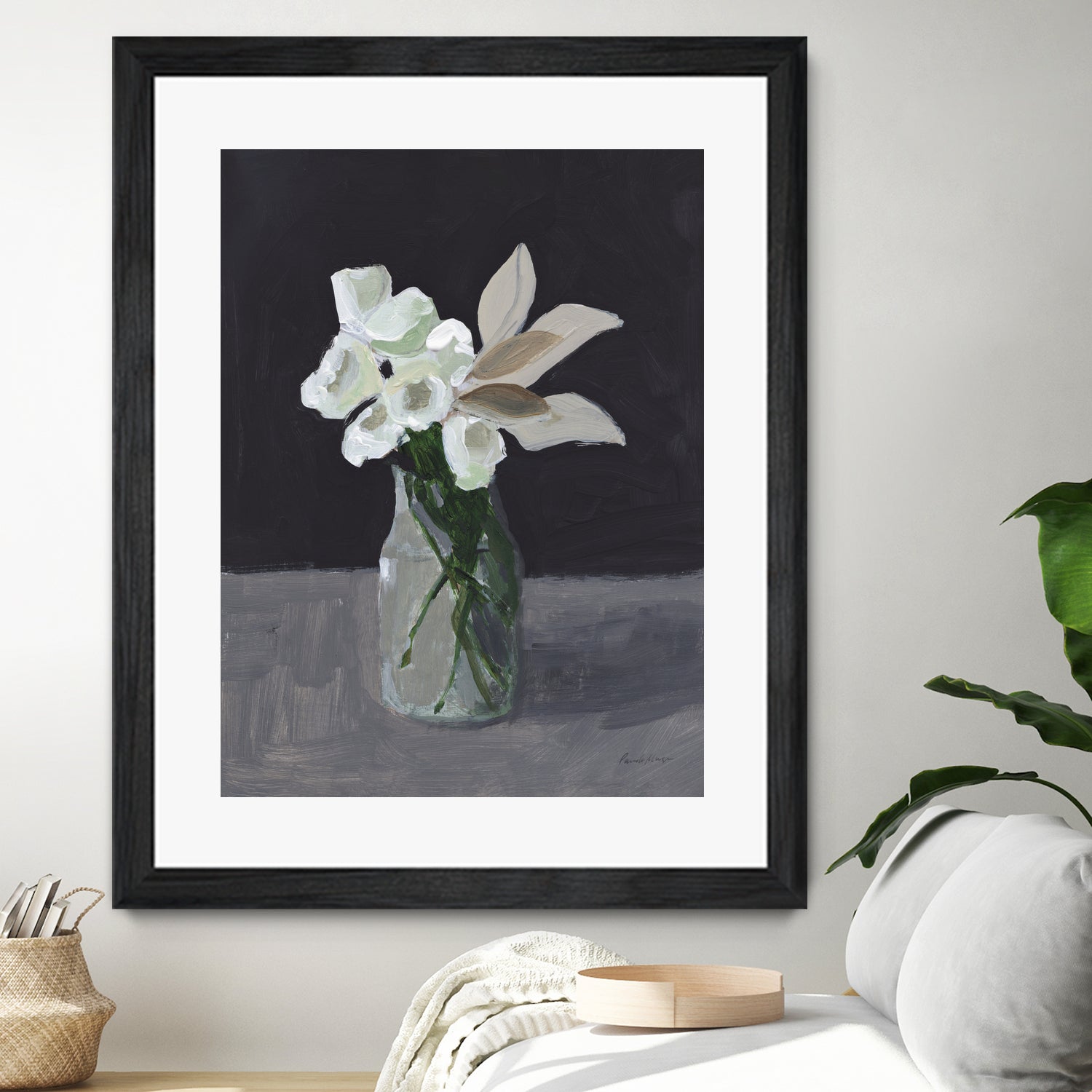 White Blooms by Pamela Munger on GIANT ART - bouquet