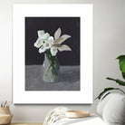 White Blooms by Pamela Munger on GIANT ART - bouquet