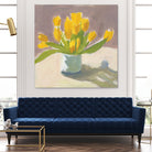 Sunny Tulips by Pamela Munger on GIANT ART - cream botanical